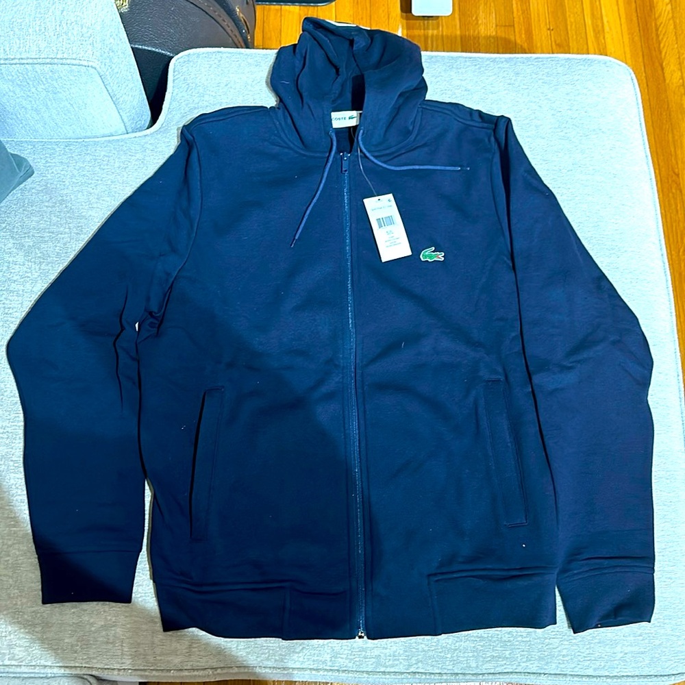 NWT Lacoste Navy Sweatshirt Hoodie
